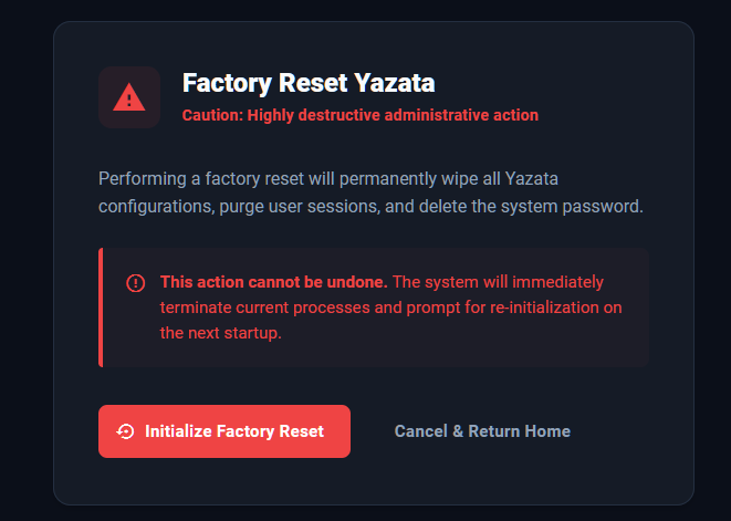 Factory Reset Thumb